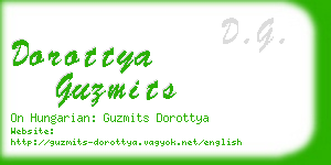 dorottya guzmits business card